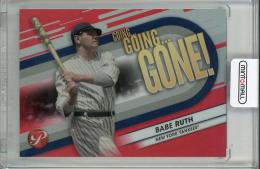 2023 Topps Pristine Babe Ruth Going, Going, Gone Red Refractors【1/5】 New York Yankees