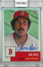 2022 Topps Chrome Platinum Anniversary Jim Rice Autographs Refractor #CPA-JRI【060/199】 Boston Red Sox