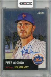 2022 Topps Chrome Platinum Anniversary Pete Alonso Autographs #CPA-PA New York Mets