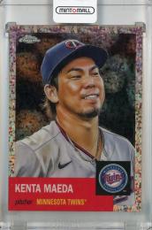 2022 Topps Chrome Platinum Anniversary Kenta Maeda Rose Gold Mini-Diamond #498【01/75(ファーストナンバー)】 Minnesota Twins