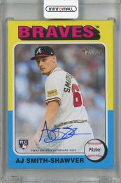 2024 TOPPS HERITAGE AJ Smith-Shawver Real One Autographs #ROA-ASM Atlanta Braves