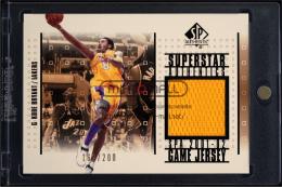 2001-02 SP Authentic #SAKB Kobe Bryant Superstar Authentics Jersey【162/200】  (MSV#2177)
