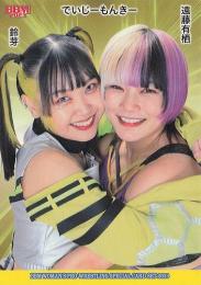 2023 BBM 女子プロレスカード Ambitious!! #026 でいじーもんきー(鈴芽 & 遠藤有栖) チームレギュラーカード