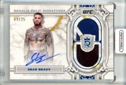 2024 Topps Royalty Ufc Sean Brady #RRS-SBY Regalia Relic Signatures Blue Parallel【09/25】