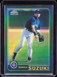 2001 Topps Chrome Traded #T266 Ichiro Suzuki RC Retrofractors Seattle Mariners