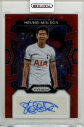 2023-24 PANINI Prizm English Premier League Heung-Min Son Signatures Prizms Red Stars #47 Tottenham Hotspur