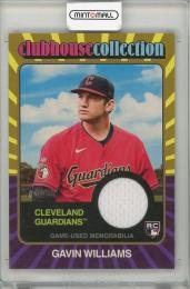 2024 Topps Gavin Williams Patch  Cleveland Guardians