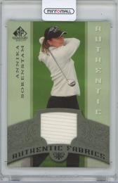 2005 UD SP Signature Authentic Fabrics Singles / ANNIKA SORENSTAM