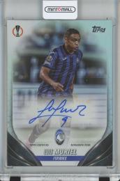 2023-24 TOPPS UEFA CLUB COMPETITIONS SOCCER Luis Muriel Base Autographs Atalanta B.C.