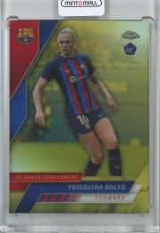 2022-23 TOPPS CHROME TEAM SET FC BARCELONA HOBBY Fridolina Rolfo Base/Gold Parallel/#56/RC【2/50】 FC Barcelona
