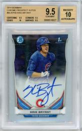 2014 Topps Bowman Chrome Kris Bryant Prospect Autographs #BCAPKB《BGS 9.5 GEM MINT/AUTO 10》