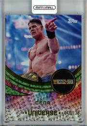 2025 Topps Universe WWE John Cena Green Electric #216