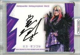 2025 BBM 女子プロレス ミス・モンゴル 直筆サインカード【03/99】