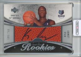 2006-07 Upper Deck Kyle Lowry Sweet Shot #93 AU RC【695/799】 Memphis Grizzlies
