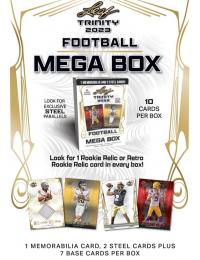 NFL 2023 LEAF TRINITY MEGA BOX