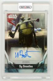 2021 TOPPS Star Wars Signature Series Autograph Nika Futterman as Sy Snootles A-NF2