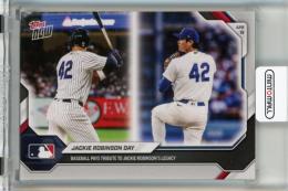 2026 Topps Now Aaron Judge / Shohei Ohtani / Jackie Robinson Day Baseball Pays Tribute to Jackie Robinson's Legacy #87