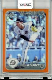 2024 TOPPS CHROME NPB 大谷輝龍 Orange Refractors【02/25】 ロッテ
