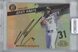 2022 EPOCH 阪神タイガース PREMIER EDITION / ジェフリー・マルテ AUTHENTIC AUTOGRAPH直筆サインカード 【38/64】