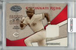 2004 DONRUSS Leaf Certified  Dave Parker Game Worn Jersey 012/100