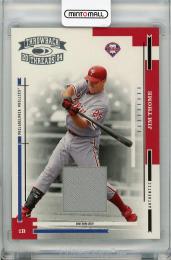 2004 DONRUSS Throwback Threads  Jim Thome Game Worn Jersey 040/100