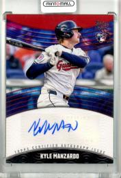 2024 Topps Baseball Japan Edition Kyle Manzardo #JEA-MAN Autograph Card【3/5】 Guardians