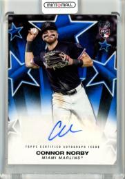2025 Topps Series1 BASEBALL Connor Norby #BSA-CN Autograph Card【046/150】 Marlins