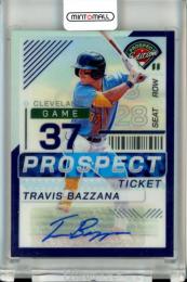 2024 Panini Prospect Edition Travis Bazzana #5 Holo Prospect Ticket Signatures Purple Parallel【047/125】