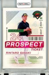 2024 Panini Prospect Edition Rintaro Sasaki #101 Base Card