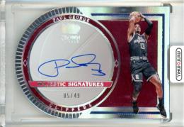 2023-24 Panini Crown Royale  Paul George Majestic Signatures【05/49】 Clippers