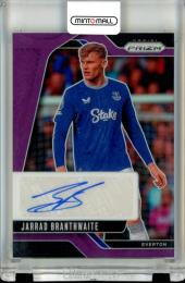 2024-25 Panini Prizm Premier League Jarrad Branthwaite Signatures Autograph Purple Prizms parallel【04/25】 Everton