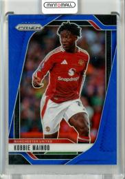 2024-25 Panini Prizm Premier League Kobbie Mainoo Base Blue Prizms Parallel【252/299】 Manchester United