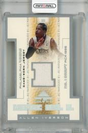 2001-02 Fleer Marquee Allen Iverson We're Number One Memorabilia #3 ※裏面状態難 Philadelphia 76ers
