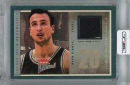 2003-04 Fleer Platinum Manu Ginobili Locker Room Memorabilia #MG ※白かけあり San Antonio Spurs