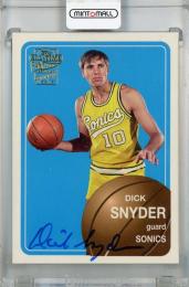 2005-06 Topps Dick Snyder Fan Favorites Autographs Seattle Supersonics