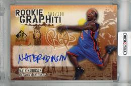 2005-06 SP Signature Edition Nate Robinson Rookie GRAPHiti #NR【081/100】 New York Knicks