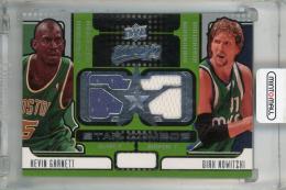 2008-09 Upper Deck MVP Kevin Garnett/Dirk Nowitzki Star Combos #SCGN