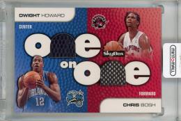 2008-09 SkyBox Chris Bosh/Dwight Howard One on One Dual Memorabilia #OOHB