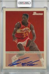 2009-10 Bowman Dominique Wilkins 48 Autographs #48ADWI Atlanta Hawks