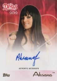 2012 Topps WWE  Aksana Autographs