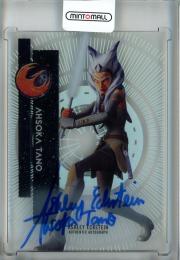 2015 Topps Star Wars High Tek Ashley Eckstein as Ahsoka Tano Autographs