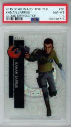 2015 Topps Star Wars High Tek Kanan Jarrus Clouds Diffractor/#95【05/25】【PSA8】