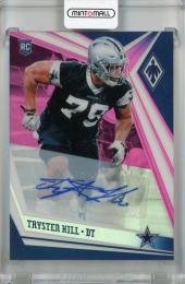 2019 Panini Phoenix Trysten Hill Rookie Autographs Pink #179 RC ※裏面初期傷あり【33/35】 Dallas Cowboys