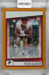 2022 Panini Score Tyler Allgeier Rookies Signatures First Down #335 RC Auto ※状態難【05/10】 Atlanta Falcons