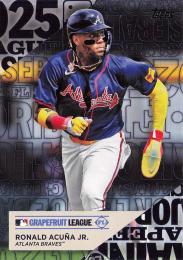 2025 Topps SERIES.1 MLB #TG-16 Ronald Acuna Jr. インサートカード Training Grounds