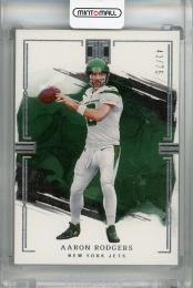2023 Panini Impeccable  Aaron Rodgers #72 ※裏面白かけ・角折れあり【43/75】 New York Jets