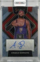 2022 Panini Select WWE Angelo Dawkins Signatures #16 Auto  Raw