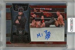 2022 Panini Select WWE The Miz Ringside Action Signatures #6 Auto ※裏面初期傷あり Raw