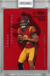 2022 Skybox Metal Universe Champions Caleb Williams Fresh Foundations Precious Metal Gems Red PMG #FF34 ※白かけ・角折れあり【014/100】 Football
