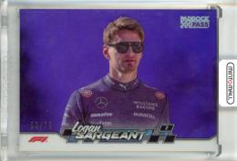 2024 Topps Paddock Pass Formura 1 Logan Sargeant #20 Base Chrome Purple Refractor Parallel【50/75】